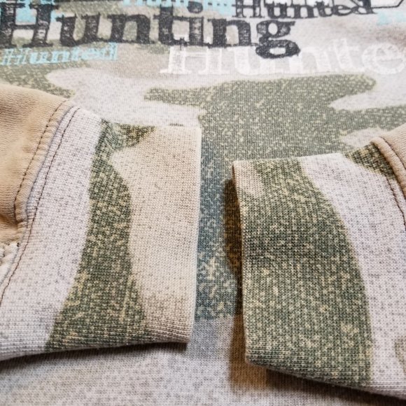 ❤️🛍️Cabela Kangaroo Camouflage Camo Hoodie  Size M❤️🛍️ - Picture 7 of 12